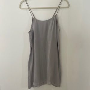 Too small for me, gorgeous silver/grey slip dress